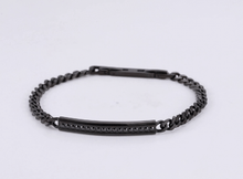 画像をギャラリービューアに読み込む, BSS931 STAINLESS STEEL BRACELET WITH CZ AAB CO..