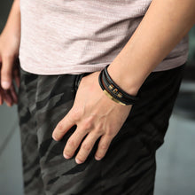 画像をギャラリービューアに読み込む, MBSS123 Faux Leather Bracelet AAB CO..