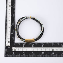 画像をギャラリービューアに読み込む, MBSS125 Faux Leather Bracelet with Stone AAB CO..