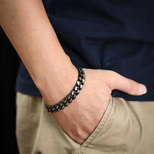画像をギャラリービューアに読み込む, MBSS173 STAINLESS STEEL CURB CHAIN BRACELET AAB CO..