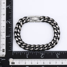 画像をギャラリービューアに読み込む, MBSS173 STAINLESS STEEL CURB CHAIN BRACELET AAB CO..