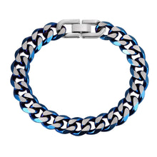 画像をギャラリービューアに読み込む, MBSS173 STAINLESS STEEL CURB CHAIN BRACELET AAB CO..