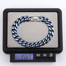画像をギャラリービューアに読み込む, MBSS173 STAINLESS STEEL CURB CHAIN BRACELET AAB CO..