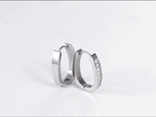 画像をギャラリービューアに読み込む, MESS21 STAINLESS STEEL EARRING WITH CZ AAB CO..