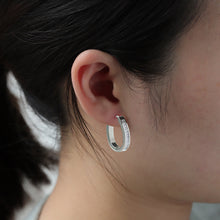 画像をギャラリービューアに読み込む, MESS21 STAINLESS STEEL EARRING WITH CZ AAB CO..