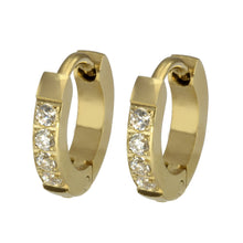 画像をギャラリービューアに読み込む, MESS26 STAINLESS STEEL EARRING WITH CZ AAB CO..