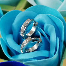 画像をギャラリービューアに読み込む, MESS26 STAINLESS STEEL EARRING WITH CZ AAB CO..