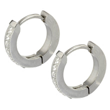 画像をギャラリービューアに読み込む, MESS27 STAINLESS STEEL EARRING WITH CZ AAB CO..