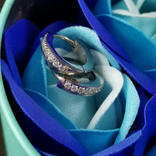 画像をギャラリービューアに読み込む, MESS27 STAINLESS STEEL EARRING WITH CZ AAB CO..