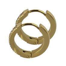 画像をギャラリービューアに読み込む, MESS28 STAINLESS STEEL EARRING WITH CZ AAB CO..