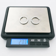 画像をギャラリービューアに読み込む, MESS29 STAINLESS STEEL EARRING WITH CZ AAB CO..