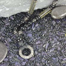 画像をギャラリービューアに読み込む, MNSS13 BEAD NECKLACE WITH STAINLESS STEEL RING AAB CO..