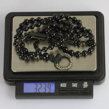 画像をギャラリービューアに読み込む, MNSS13 BEAD NECKLACE WITH STAINLESS STEEL RING AAB CO..