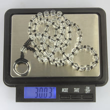 画像をギャラリービューアに読み込む, MNSS14 BEAD NECKLACE WITH STAINLESS STEEL RING AAB CO..