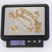 画像をギャラリービューアに読み込む, MNSS25 STAINLESS STEEL MULTI CHAIN NECKLACE AAB CO..