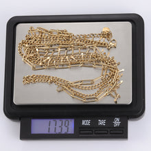 画像をギャラリービューアに読み込む, MNSS28 STAINLESS STEEL MULTI CHAIN NECKLACE AAB CO..