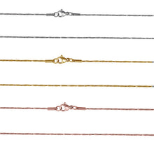 画像をギャラリービューアに読み込む, NSSC124 STAINLESS STEEL NECKLACE AAB CO..