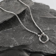 画像をギャラリービューアに読み込む, NSS702 STAINLESS STEEL NECKLACE WITH RING AAB CO..