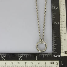 画像をギャラリービューアに読み込む, NSS703 STAINLESS STEEL  NECKLACE  WITH RING AAB CO..
