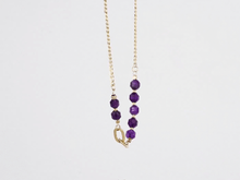 画像をギャラリービューアに読み込む, NSS780 STAINLESS STEEL NECKLACE WITH NATURAL STONE AAB CO..