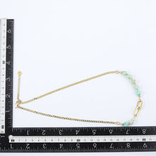 画像をギャラリービューアに読み込む, NSS780 STAINLESS STEEL NECKLACE WITH NATURAL STONE AAB CO..