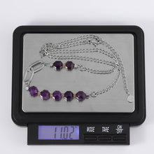 画像をギャラリービューアに読み込む, NSS780 STAINLESS STEEL NECKLACE WITH NATURAL STONE AAB CO..