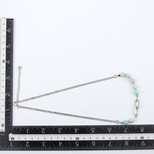 画像をギャラリービューアに読み込む, NSS780 STAINLESS STEEL NECKLACE WITH NATURAL STONE AAB CO..