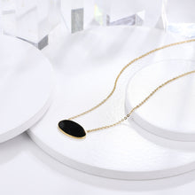 画像をギャラリービューアに読み込む, NSS782 STAINLESS STEEL NECKLACE WITH EPOXY AAB CO..