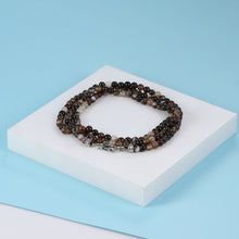 画像をギャラリービューアに読み込む, NSS788 STAINLESS STEEL NECKLACE WITH STONE AAB CO..