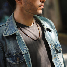 画像をギャラリービューアに読み込む, NSS788 STAINLESS STEEL NECKLACE WITH STONE AAB CO..