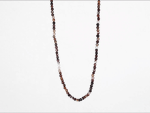 画像をギャラリービューアに読み込む, NSS788 STAINLESS STEEL NECKLACE WITH STONE AAB CO..