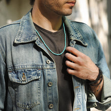 画像をギャラリービューアに読み込む, NSS788 STAINLESS STEEL NECKLACE WITH STONE AAB CO..