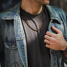 画像をギャラリービューアに読み込む, NSS788 STAINLESS STEEL NECKLACE WITH STONE AAB CO..