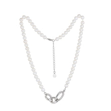 画像をギャラリービューアに読み込む, NSS802 STAINLESS STEEL NECKLACE WITH SHELL PEARL AAB CO..