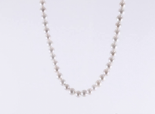 画像をギャラリービューアに読み込む, NSS861 STAINLESS STEEL NECKLACE WITH SHELL PEARL AAB CO..