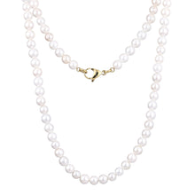 画像をギャラリービューアに読み込む, NSS861 STAINLESS STEEL NECKLACE WITH SHELL PEARL AAB CO..