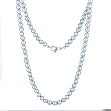 画像をギャラリービューアに読み込む, NSS861 STAINLESS STEEL NECKLACE WITH SHELL PEARL AAB CO..