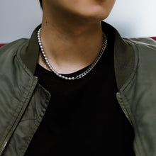 画像をギャラリービューアに読み込む, NSS863 STAINLESS STEEL NECKLACE WITH SHELL PEARL AAB CO..