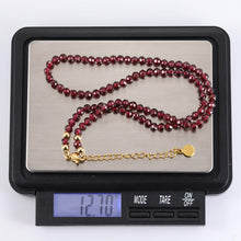 画像をギャラリービューアに読み込む, NSS865 NATURAL STONE NECKLACE AAB CO..