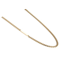 画像をギャラリービューアに読み込む, NSS870 STAINLESS STEEL NECKLACE WITH ID PLATE AAB CO..