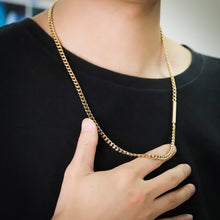 画像をギャラリービューアに読み込む, NSS870 STAINLESS STEEL NECKLACE WITH ID PLATE AAB CO..