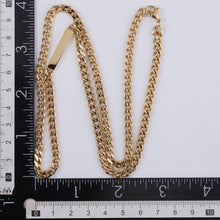 画像をギャラリービューアに読み込む, NSS870 STAINLESS STEEL NECKLACE WITH ID PLATE AAB CO..