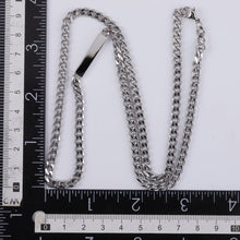 画像をギャラリービューアに読み込む, NSS870 STAINLESS STEEL NECKLACE WITH ID PLATE AAB CO..