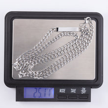 画像をギャラリービューアに読み込む, NSS870 STAINLESS STEEL NECKLACE WITH ID PLATE AAB CO..