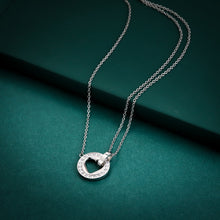 画像をギャラリービューアに読み込む, NSS890 STAINLESS STEEL NECKLACE WITH CZ AAB CO..