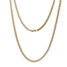 画像をギャラリービューアに読み込む, NSS906 STAINLESS STEEL ROUND BOX CHAIN NECKLACE AAB CO..