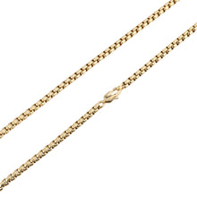画像をギャラリービューアに読み込む, NSS906 STAINLESS STEEL ROUND BOX CHAIN NECKLACE AAB CO..