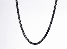 画像をギャラリービューアに読み込む, NSS906 STAINLESS STEEL ROUND BOX CHAIN NECKLACE AAB CO..