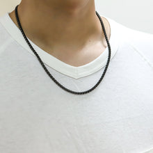 画像をギャラリービューアに読み込む, NSS906 STAINLESS STEEL ROUND BOX CHAIN NECKLACE AAB CO..