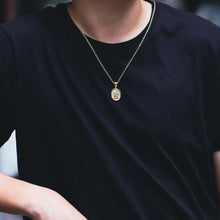 画像をギャラリービューアに読み込む, PSS1161 STAINLESS STEEL OVAL PENDANT AAB CO..